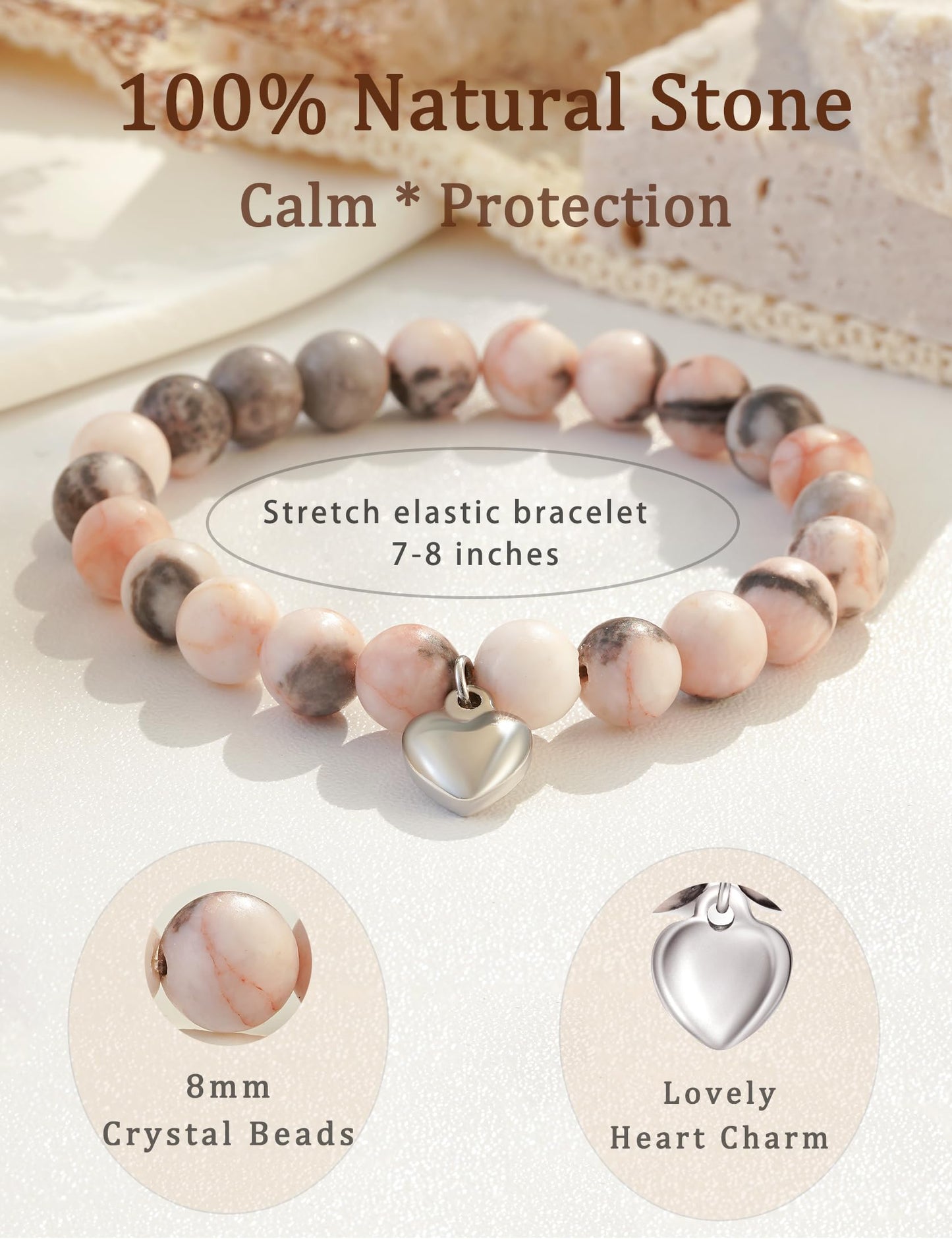 HGDEER Gifts for Boyfriends Mom, Christmas Birthday Mothers Day Gifts Present Jewelry Bracelets for My Boyfriends Mom