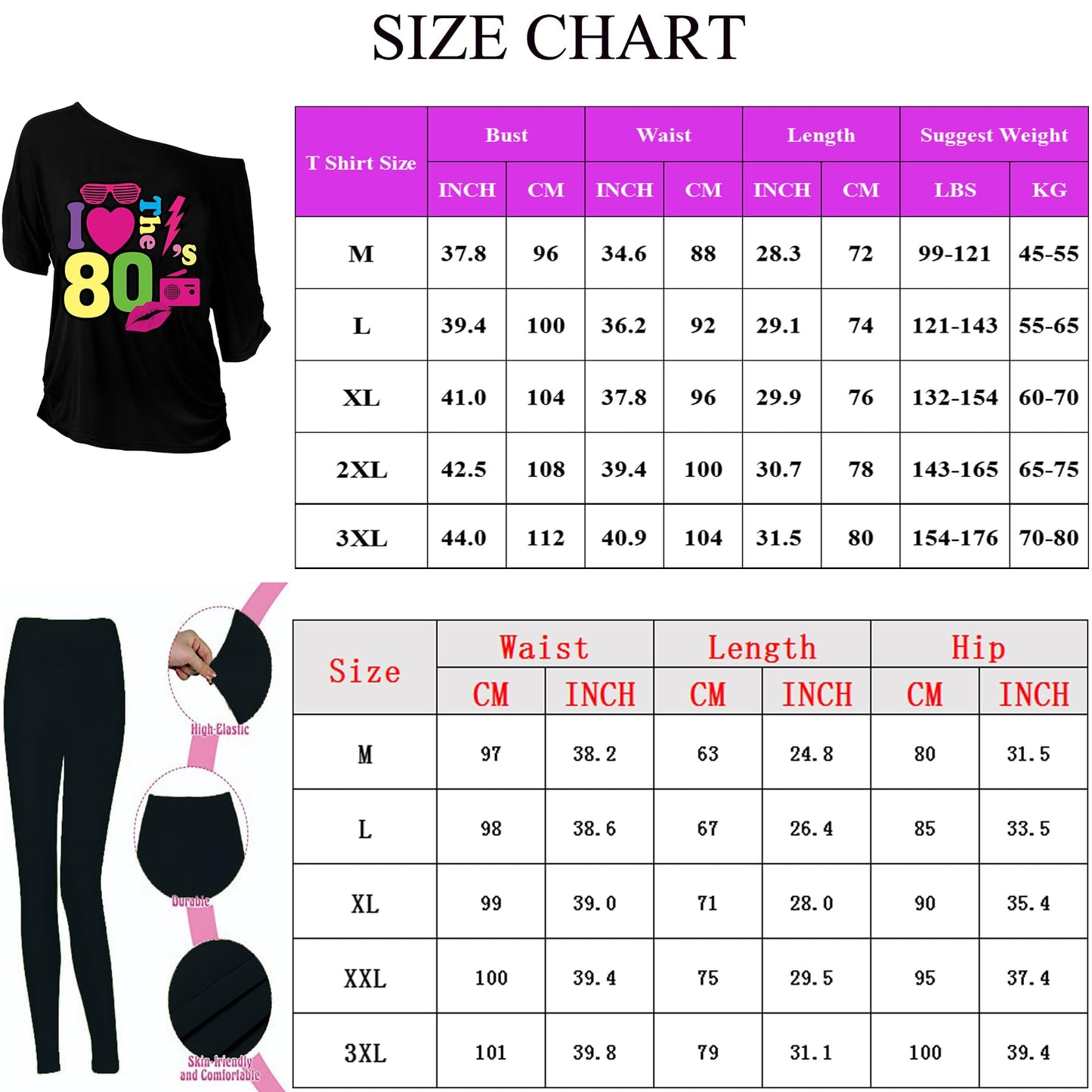 GDXINYES 22 Pieces Halloween Women 80s Costume Accessories Set 80s Cosplay costume for women 1980s outfits 80's costume outfits (Rainbow Dress+Black Leggings M)