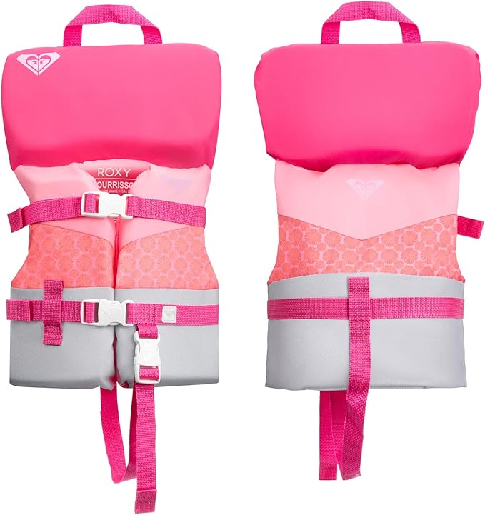 ROXY Women’s Life Vest and Infant Life Vest, USCG Approved PFD, Light-Weight EPE Foam Life Jacket with Oversized Arm Holes...