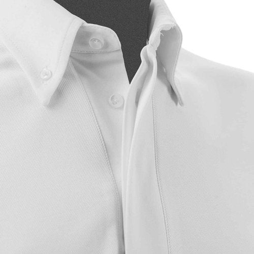 Equinavia Haakon Mens Equestrian Short Sleeved Breathable Show Shirt - White - XL
