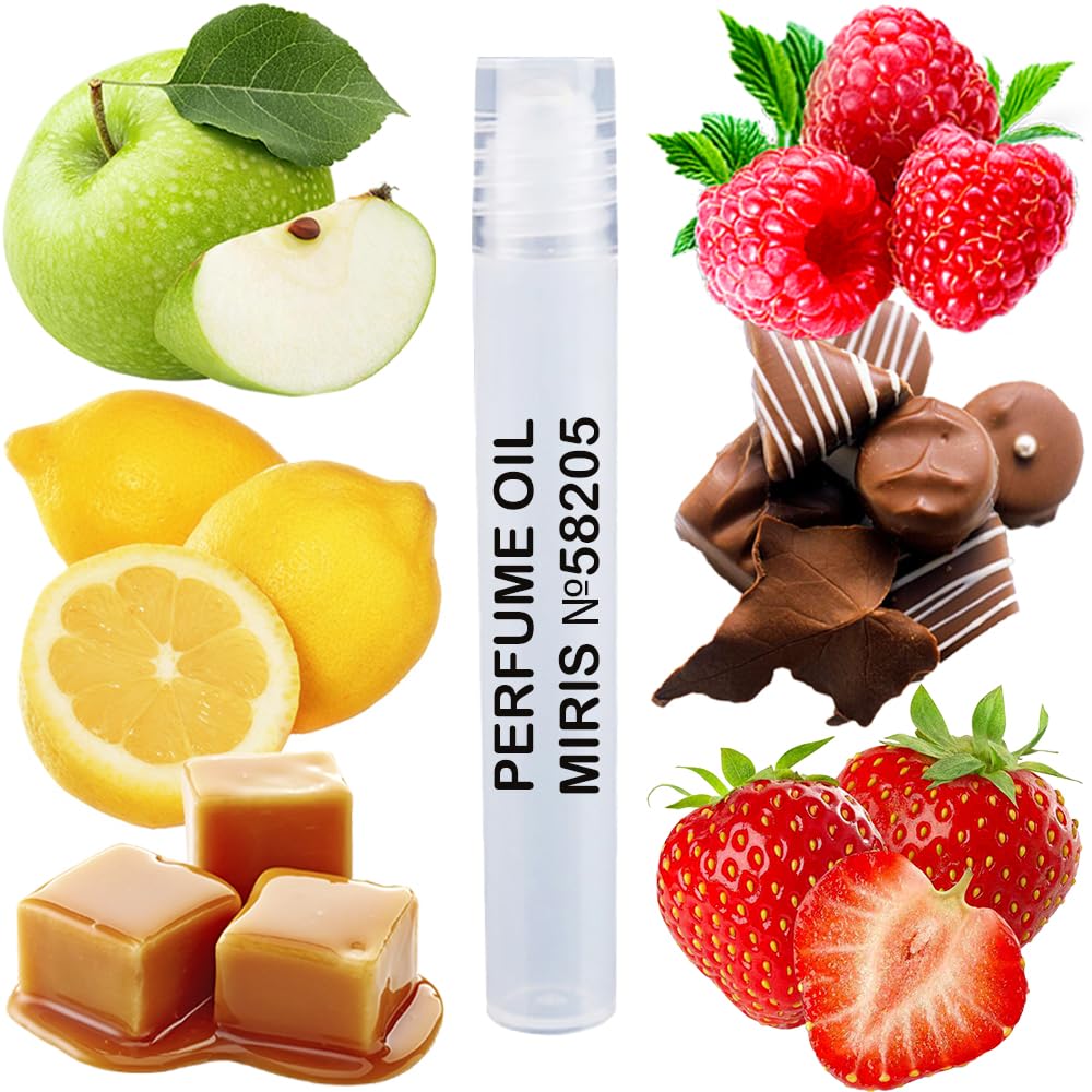 MIRIS No. 58205, Inspired by Les Delices de Nina, Long-Lasting Perfume Oil for Women Roll-On, Rollerball 0.34 Fl Oz / 10 ml