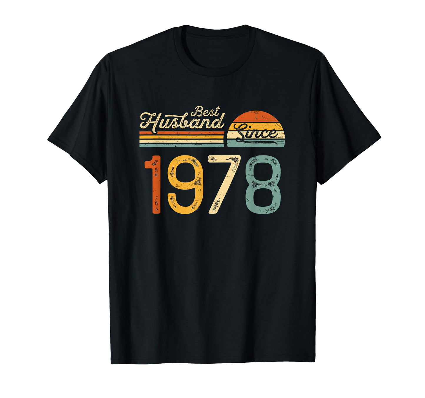 47th wedding anniversary 47 years - Best Husband Since 1978 T-Shirt