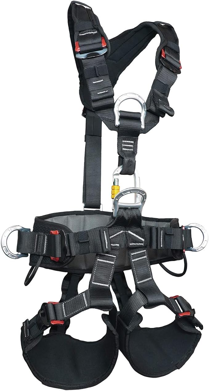 SOB Full Body Climbing Harness Can Be Inverted Thicken Widen Protect Waist Safety Harness Tree Work Rock Climbing Mountain...