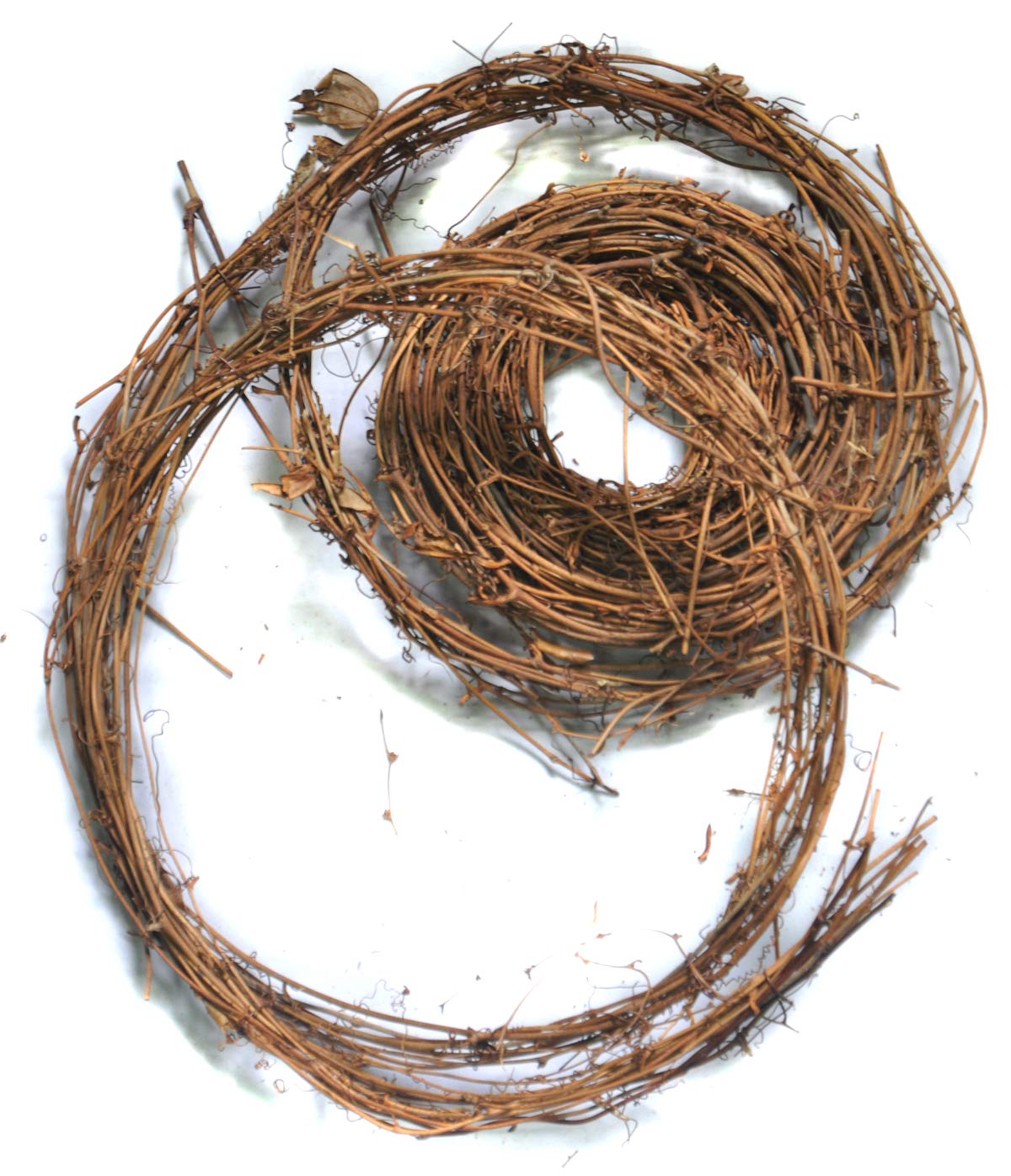 Ougual DIY Crafts Natural Grapevine Twig Garland Wreaths Decor 15-Feet （3-Pack）