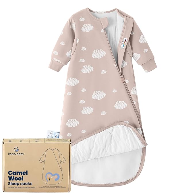 kaiya baby Unisex Sleeping Bag for Babies and Toddlers 1.0 Tog Sleep Sack 6-18 Months, Baby Sleep Sack, Newborn Sleep Sac...