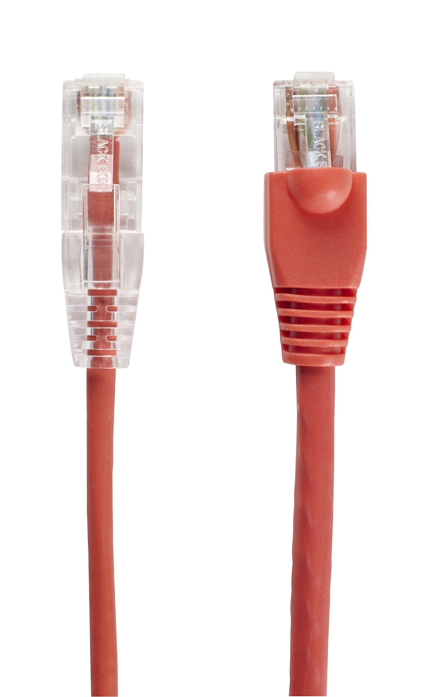 Black Box Corporation 3Ft Red Cat6A Slim 28Awg Patchcable 500Mhz Utp Cm Snagless