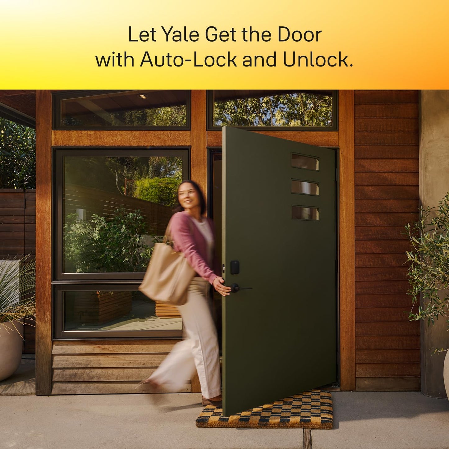 Yale Assure Lock 2 Deadbolt, Black Suede Smart Keyless Entry Door Lock with Valdosta Handle and Wi-Fi Connected Keypad for Code Entry and Remote Access, B-YRD450-WF1-VL-BSP