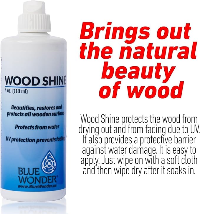 Blue Wonder Wood Shine