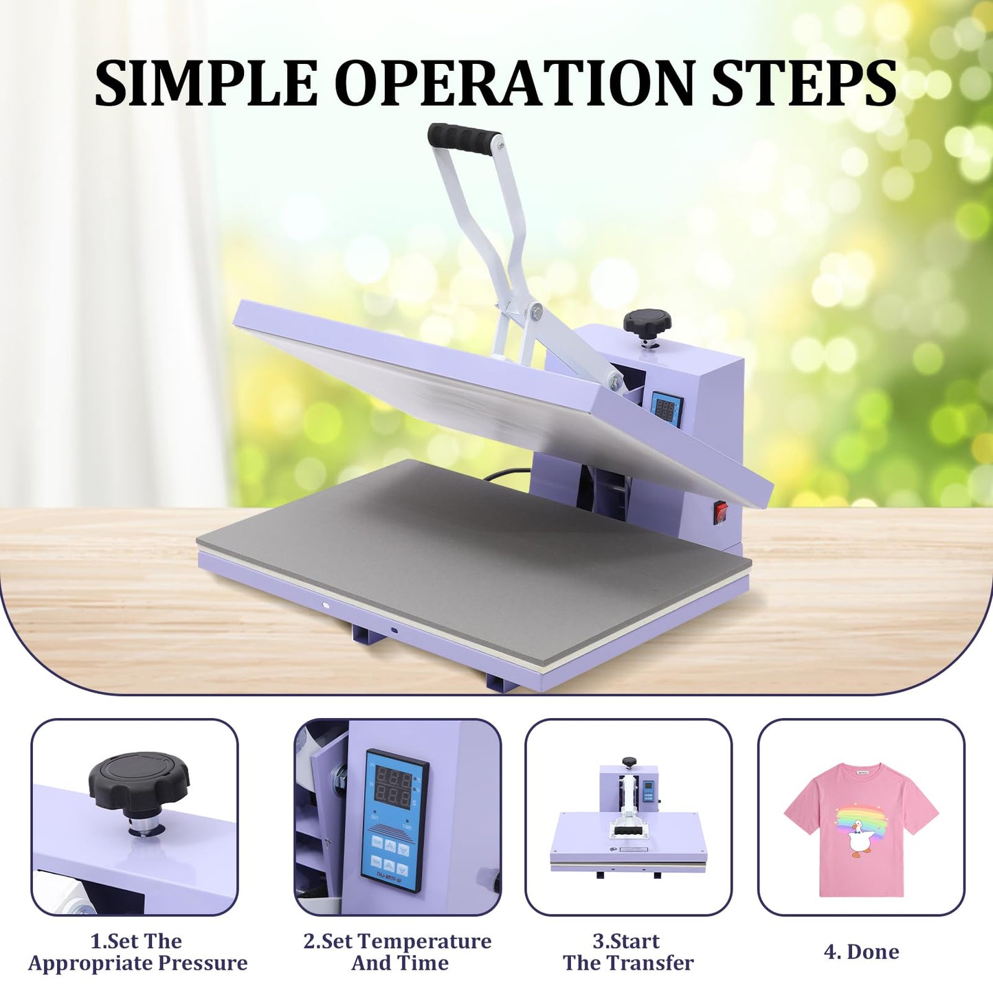 16 x 24 Inch Heat Press Machine, Large Heat Press for t-Shirts,Digital Sublimation Printer for Home and Commercial Use