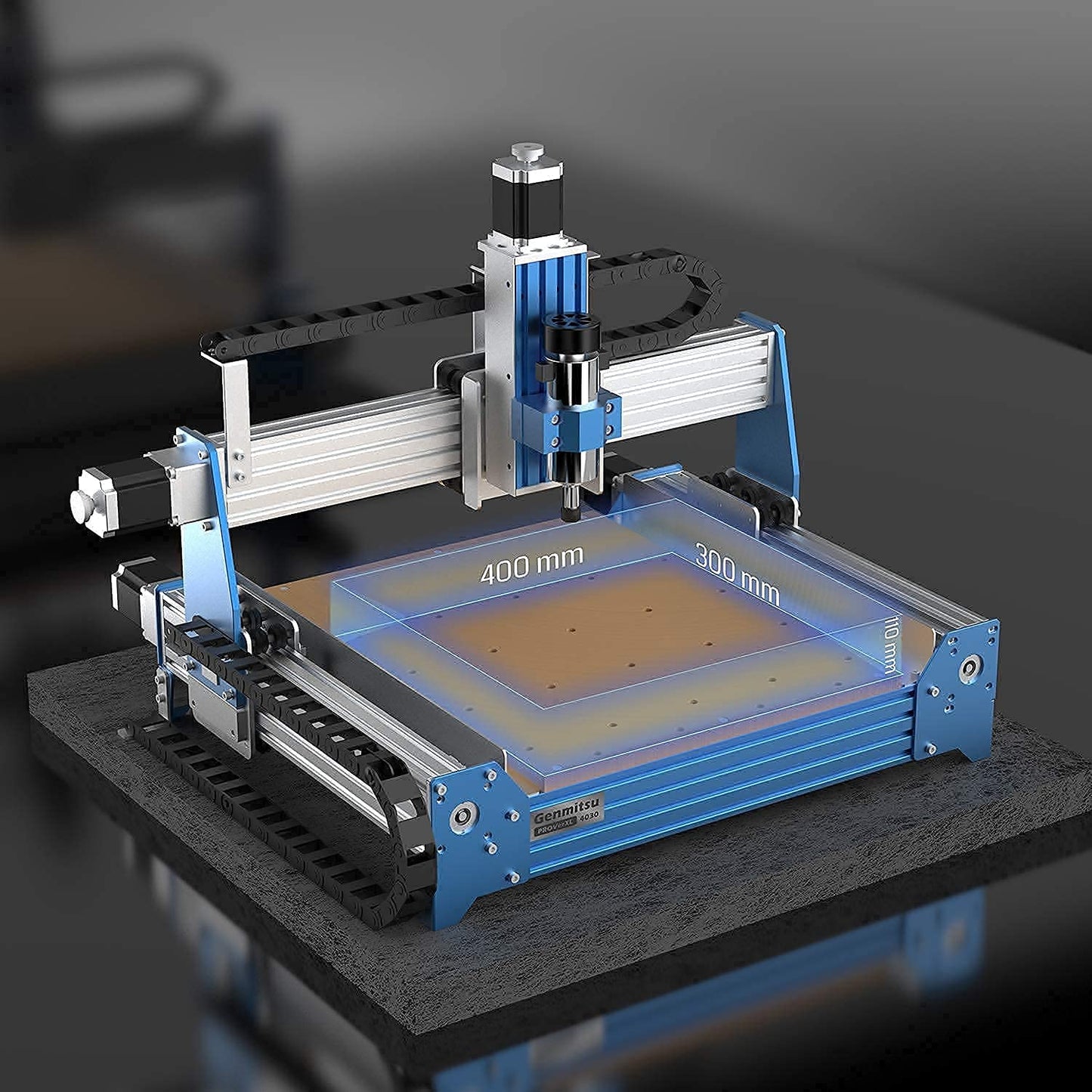 Genmitsu CNC Router Machine PROVerXL 4030 with GRBL Control + Offline Control Module with LCD Touchscreen for PROVerXL 4030