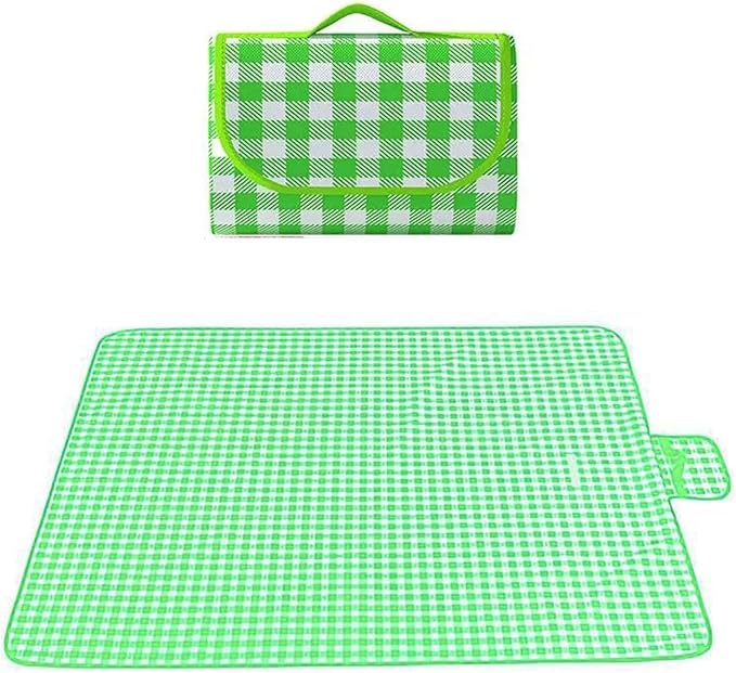 EIYNIY Large Picnic Blanket Waterproof and Sand Proof -59x39 inch Large Outdoor Beach Mat, Portable Foldable Blanket, Suit...