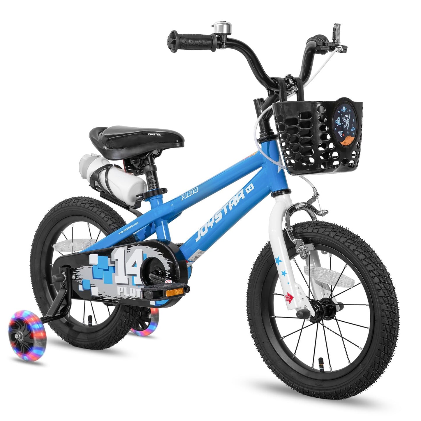 JOYSTAR Pluto Kids Bike 12 Inch Toddlers Bike with Training Wheels for Boys Girls Kids' Bicycle for Age 2-4 Years Blue