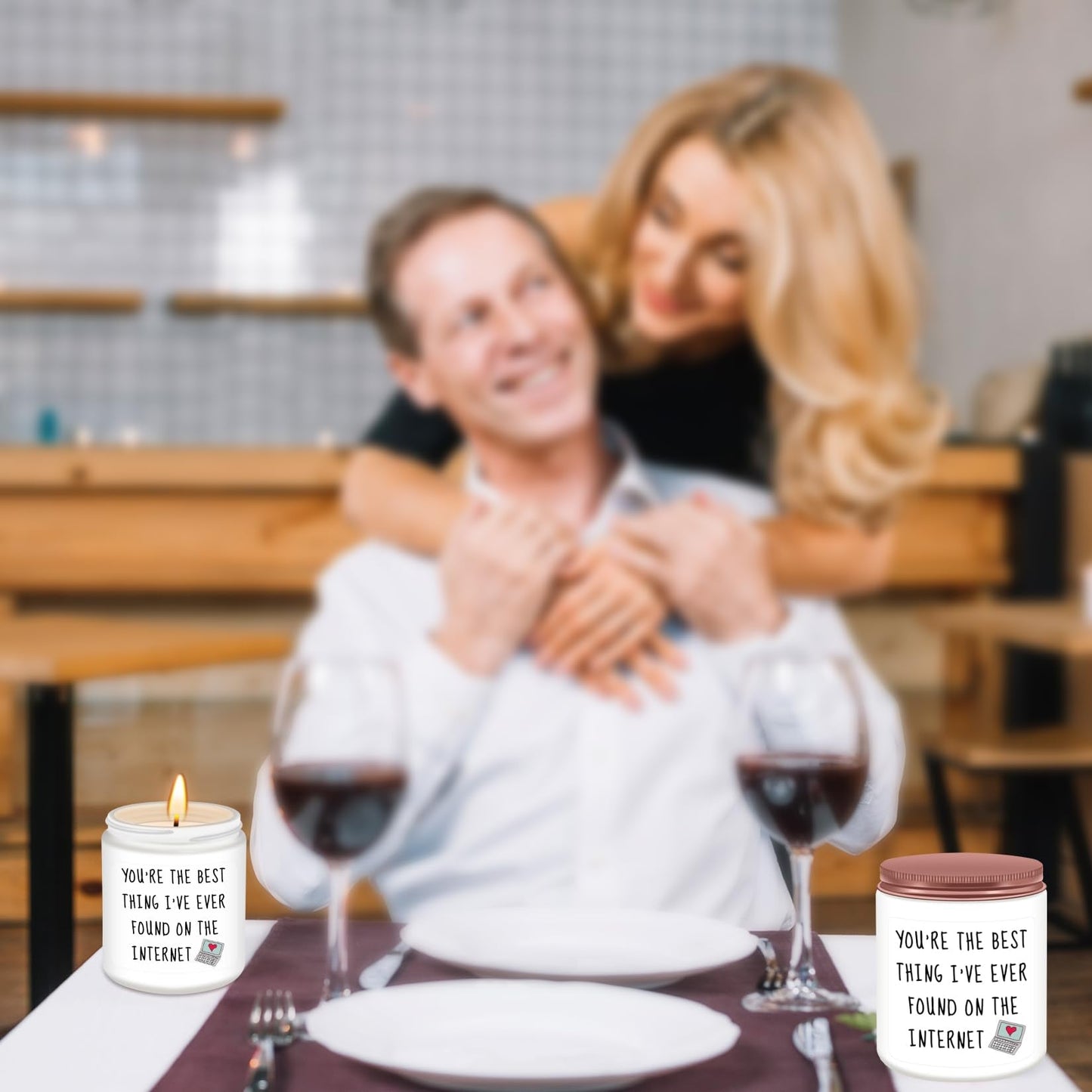 Homsolver Gifts for Her, Girlfriend, Wife, Funny Lavender Candle Unique Valentines Anniversary Christmas Birthday Gifts for Her, Girlfriend