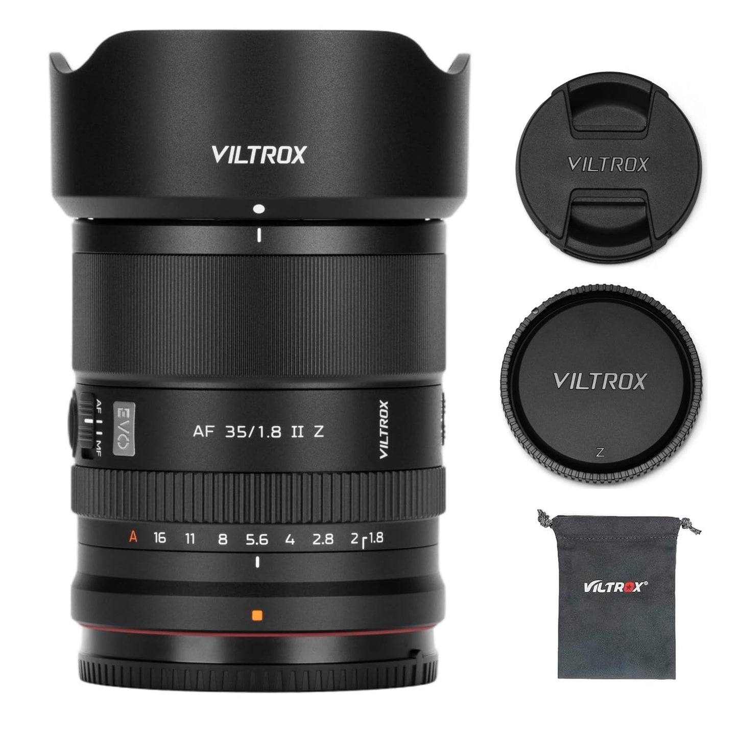VILTROX 35mm F1.8 II EVO APO Z Full Frame Large Aperture Autofocus Prime Cameras Lens Compatible with Nikon Z-Mount Z30 Z50 Z50II ZFC Z5 Z5II Z6 Z6II Z6III Z7 Z7II Z8 Z9 ZF ZR