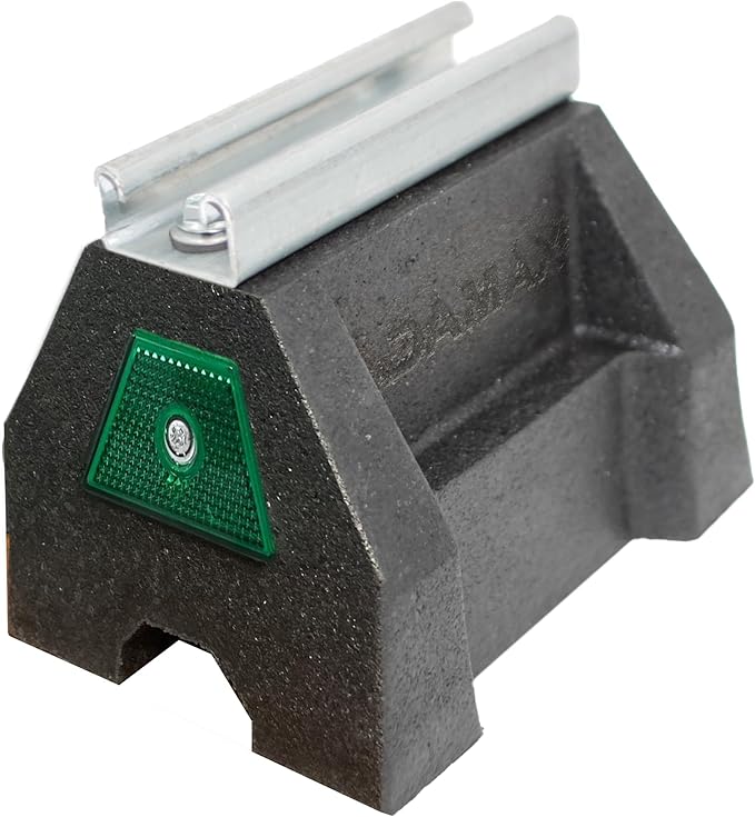 Newhouse Electric RTS14-5 Rooftop Support Block with Galvanized Steel Strut | Sleeper Curb Replacement, Black