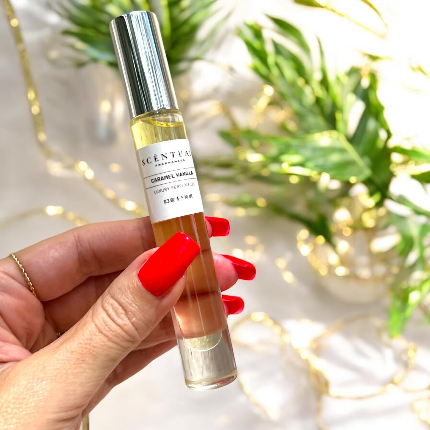 Scentual Fragrances, Luxury Perfume Oil, Ultra-Concentrated Women Roll-On Fragrance Oil, Long Lasting Rollerball Travel Mini Perfume, Vegan, Alcohol & Cruelty Free 10ml (Vanilla Orchid)