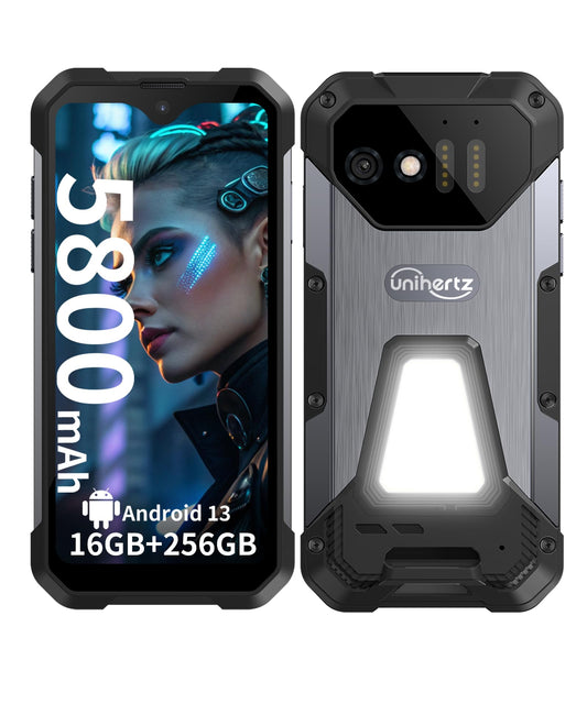 8849Pro Tank Mini, 4.3 Android 13 Outdoor Rugged Smartphone Unlocked, Waterproof 4G Mobile Cell Phones With Camping Light, 15Gb