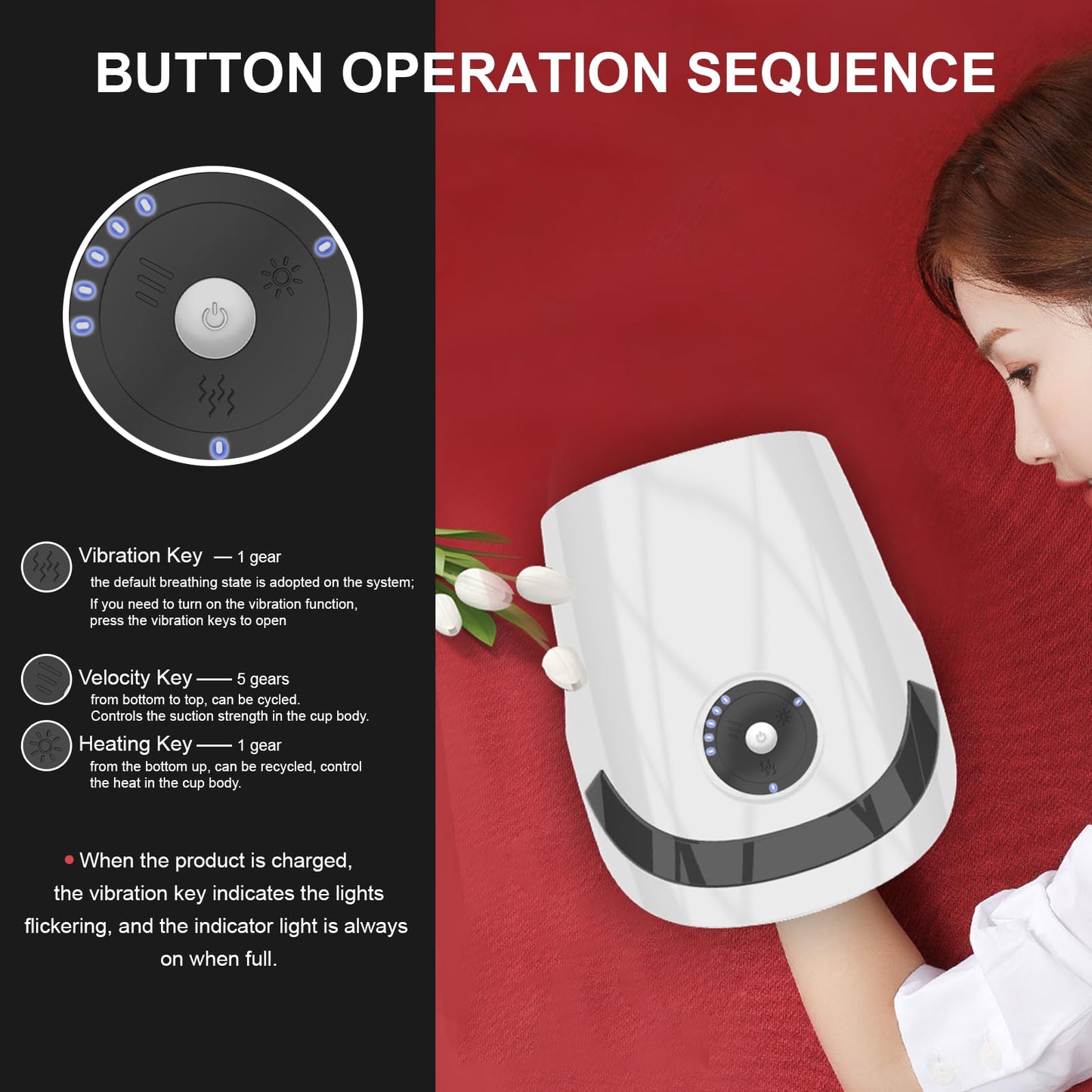 Xllent Hand Massager with Compression & Heating,Birthday Gifts for Women Men Mom Grilfrend - Electric Hand Massager for Arthritis and Carpal Tunnel(White)