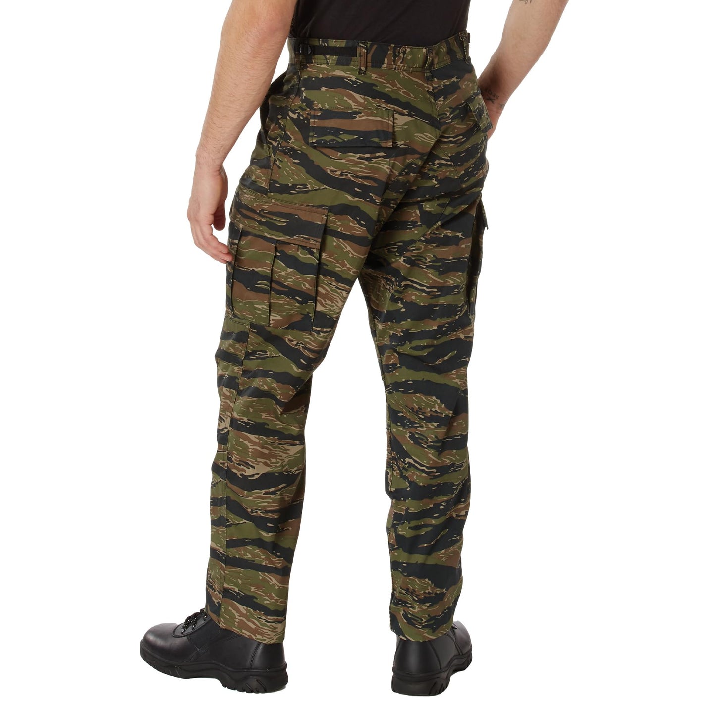 Rothco Camo Tactical BDU Pants - Timeless Style for Ultimate Performance, Tiger Stripe Camo, L