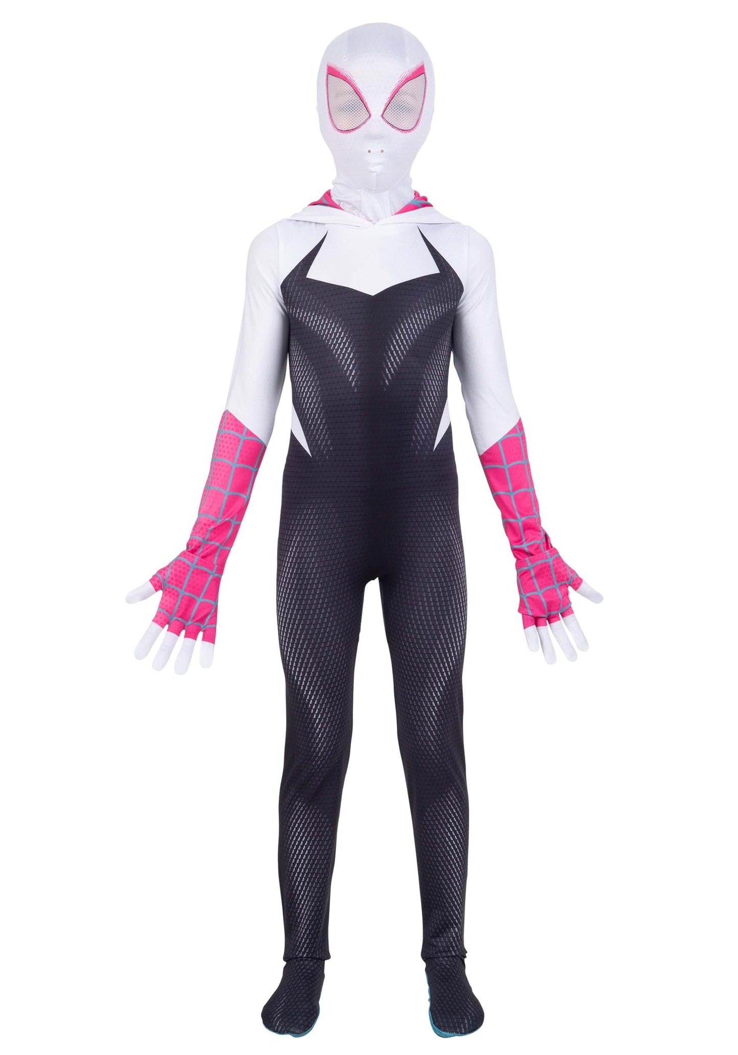 Kid's Spider-Gwen Zentai Suit Costume | Marvel Costumes Medium