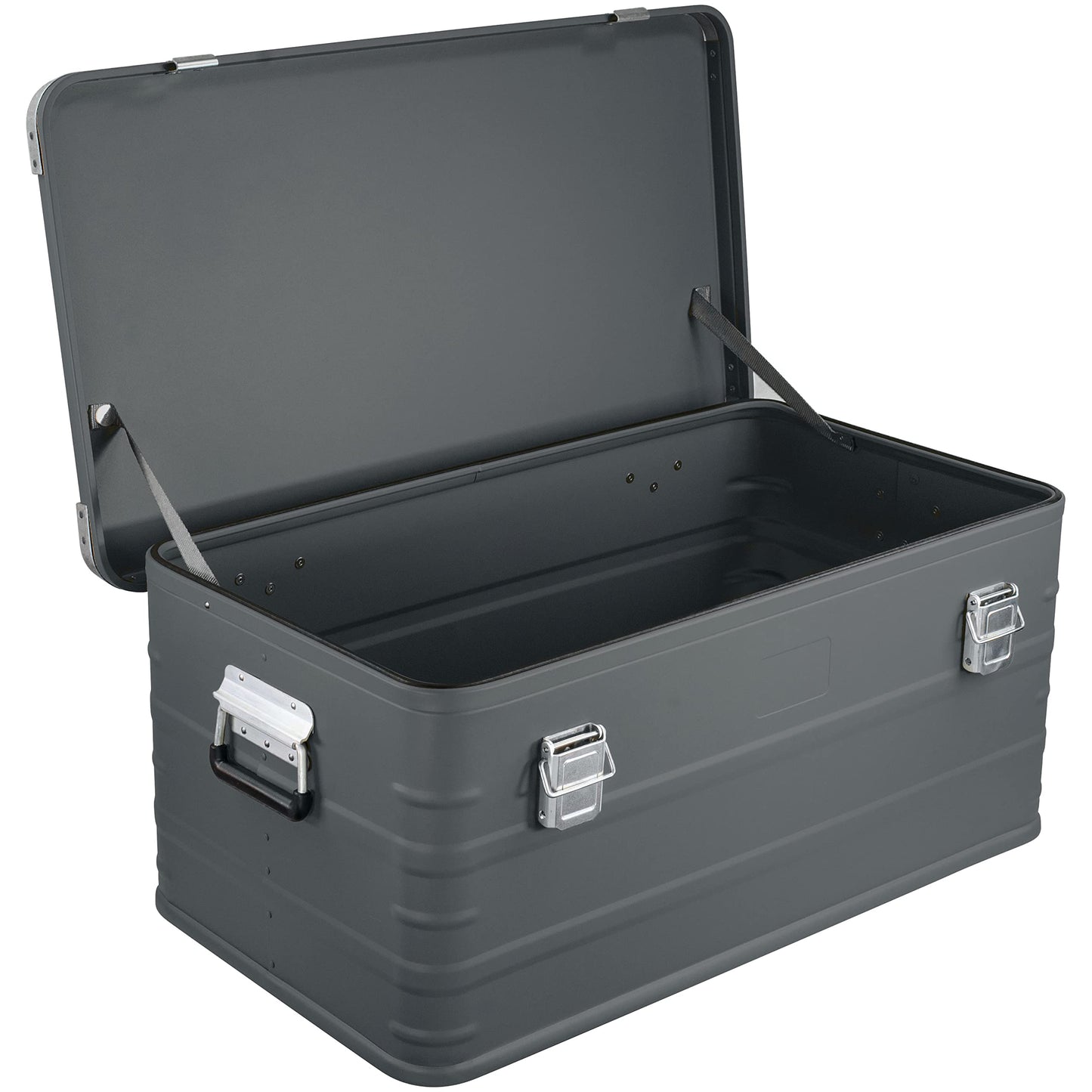 Eylar Crossover Aluminum Overland Storage, Trunk, Metal Cargo Case, Storage Box (95L Large, Gray)