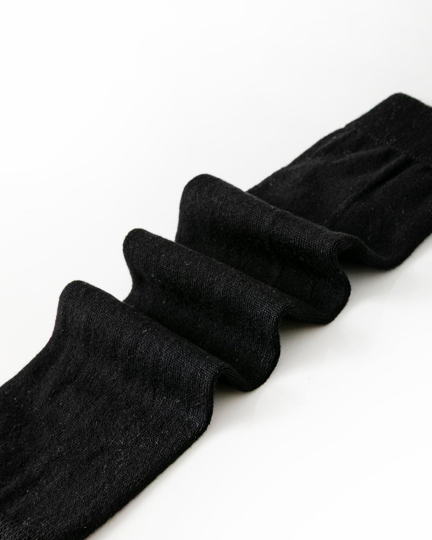 Causa Forcia Bamboo Arm Warmers Arm Sleeves for Women and Men Made in Turkey (Black)