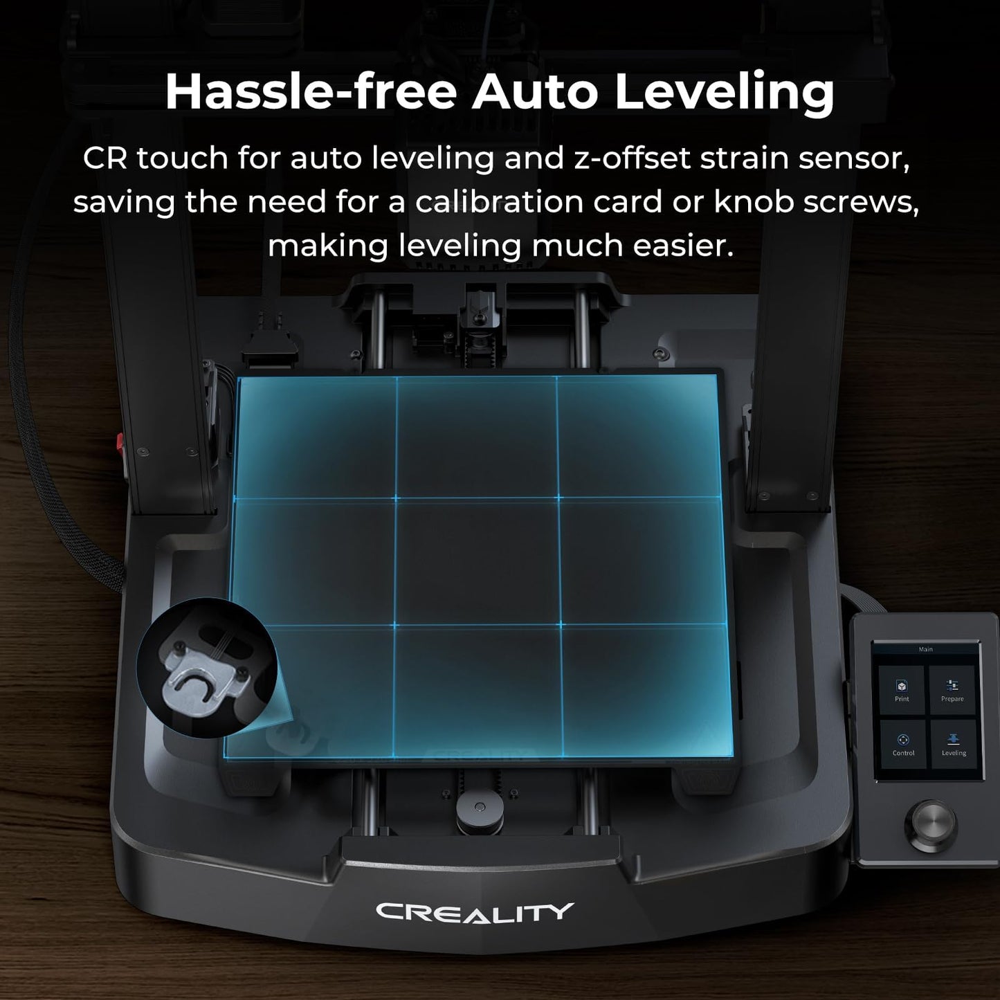Creality Ender 3 V3 SE 3D Printer, 250mm/s Faster Print Speed CR Touch Auto Leveling Sprite Direct Extruder Dual Z-Axis Auto Filament Loading Ender 3 Upgrade 3D Printer Print Size 8.66x8.66x9.84 inch
