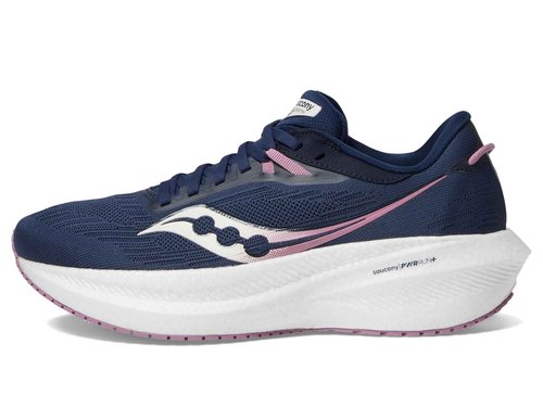 Saucony Women's Triumph 21, Navy/Orchid, 6