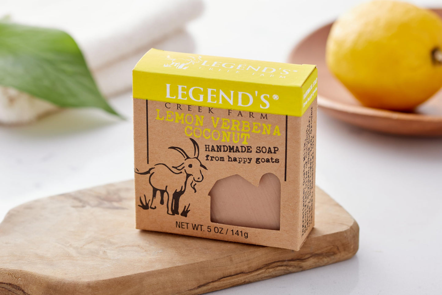 Legend 's Creek Farm Goat Milk Soap, Moisturizing Cleansing Bar for Hands and Body, Creamy Lather and Nourishing, Gentle For Sen