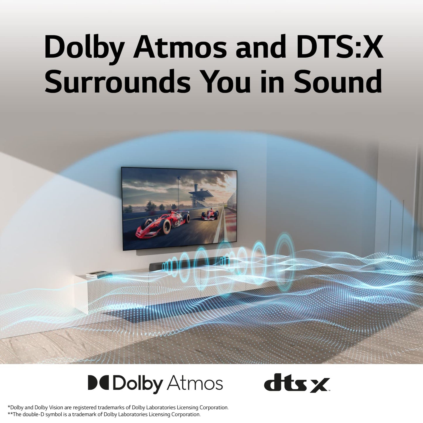 LG Eclair SE6S 3.0 ch All-in-One Design Sound Bar with Dolby Atmos