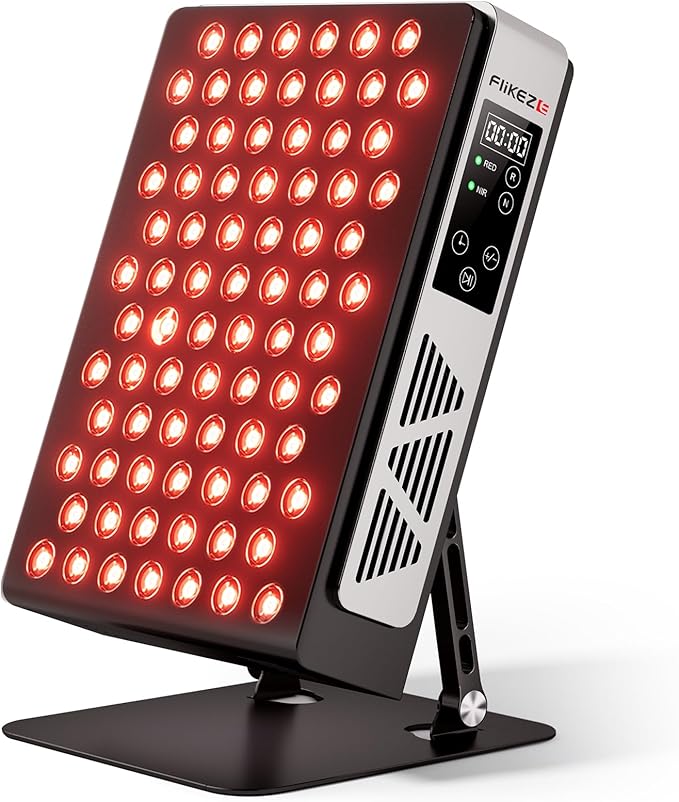 2026 Advanced Red Light Therapy for Face and Body 78 Dual Chip LEDs 460nm-880nm Near Infrared Light Therapy Panel,Adjustable Brightness (20-100%),Time(5-30 min) Red Light Therapy for Home Office & Gym