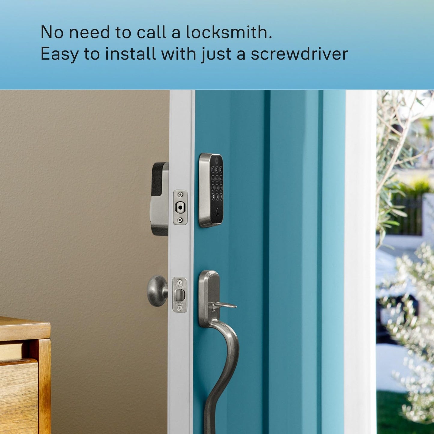 Yale Assure Lock 2 Keyless Entry Smart Deadbolt with Wi-Fi - Lifetime Brass Electronic Door Lock with Keypad, Code Entry, Remote Access & Backup Key - Secure Smart Home Deadbolt, YRD410-WF1-P05