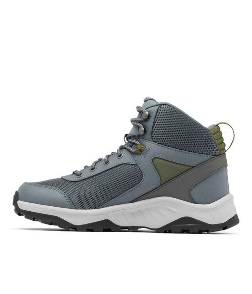 Columbia Mens Trailstorm Ascend Waterproof Mid, Graphite/Nori, 7.5