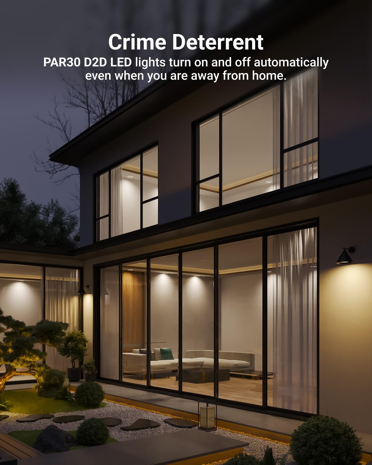 Sunco LED PAR30 Dusk to Dawn Light Bulb for Outside Porch, Patio, Backyard, 11W=75W, 850 LM, 5000K Daylight , Non-Dimmable, Photocell Sensor, UL 4 Pack.