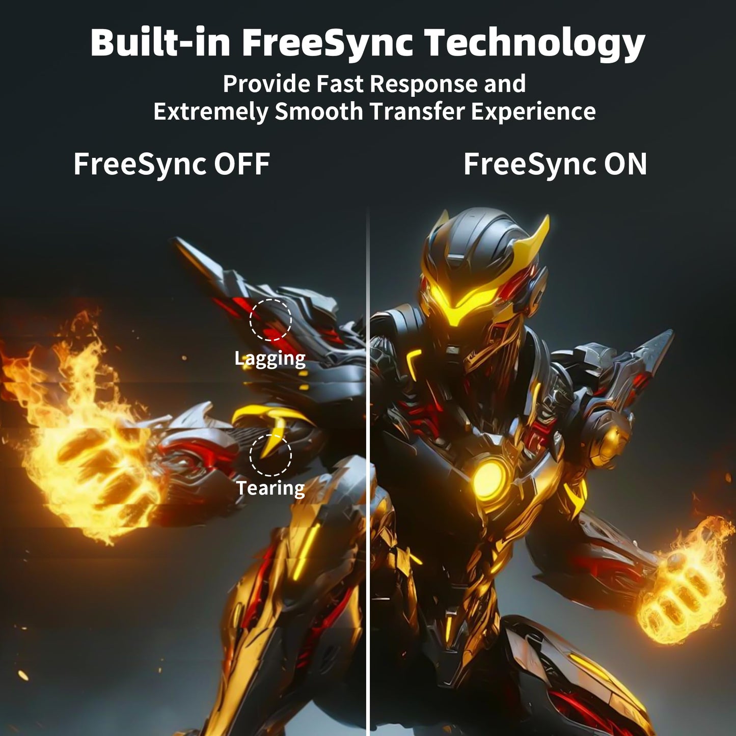 Suncy 32 Inch Curved 1k 240Hz Gaming Monitor High Refresh Rate, FHD 1080P Gaming PC Monitor HDMI DP1.4, Curved 1500R, HDR,Metal Stand,VESA Compatible.