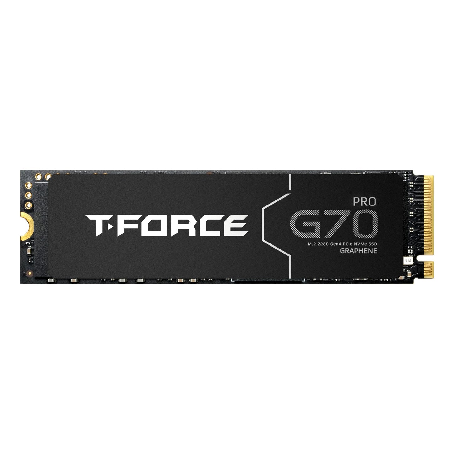 TEAMGROUP T-Force G70 PRO Graphene Heatsink 2TB DRAM SLC Cache 3D TLC NAND NVMe InnoGrit PCIe Gen4x4 M.2 2280 Gaming Internal SSD Works with PS5 Read/Write 7400/6800 MB/s TM8FFH002T0C129-New