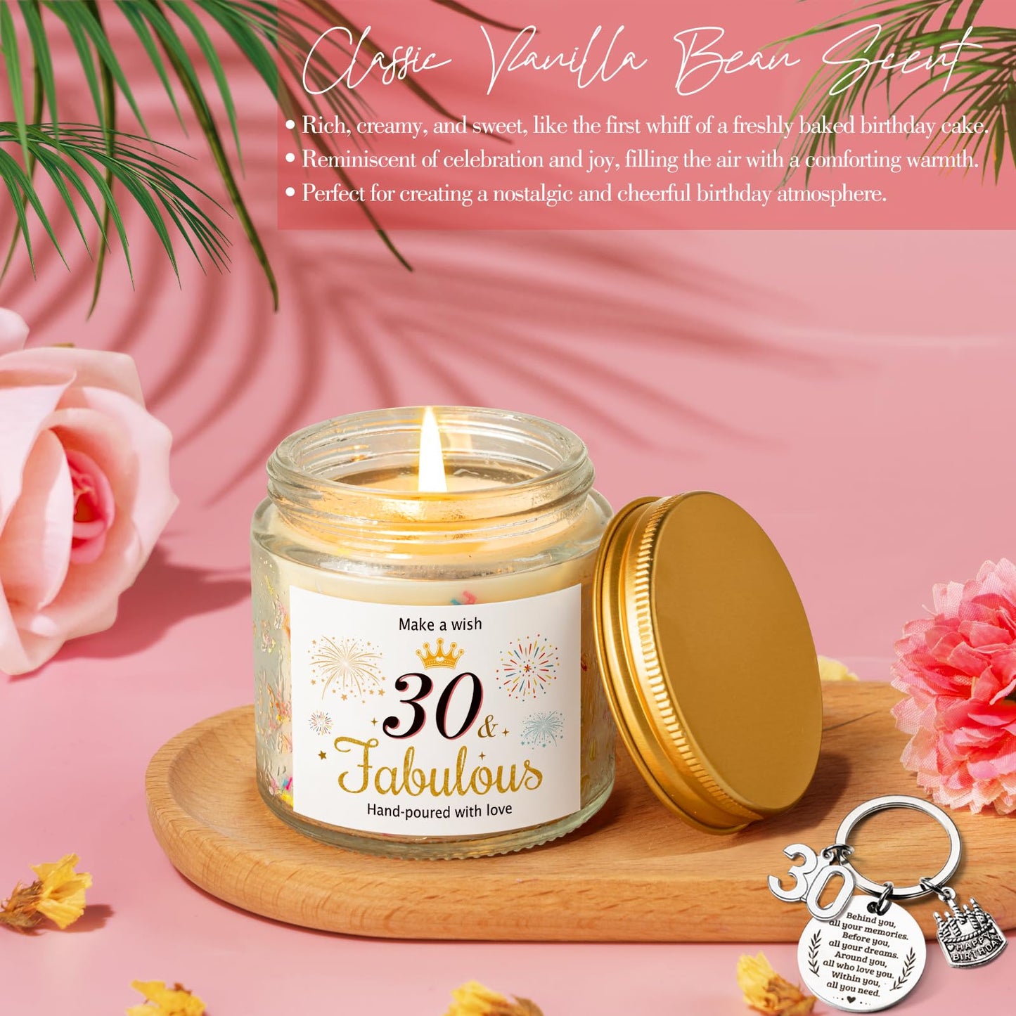 30th Birthday Gifts for Women Her, 30 Year Old Birthday Gift for Women, 1995 Birthday Gifts, Gift for Woman 30s, 30th Birthday Decorations for Her, 30 Fabulous Gifts