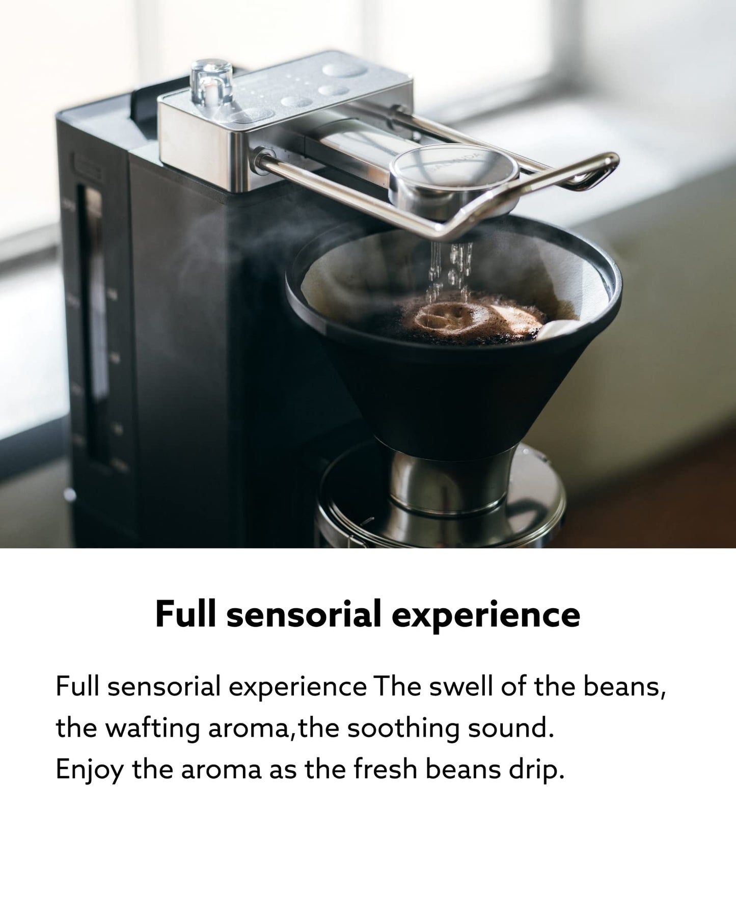 BALMUDA The Brew | Automatic Pour Over Coffee Maker | Clear Brewing Method | Precise Temperature Regulation | Three Brewing Modes: Regular, Strong, Iced | Compact Design | US Version