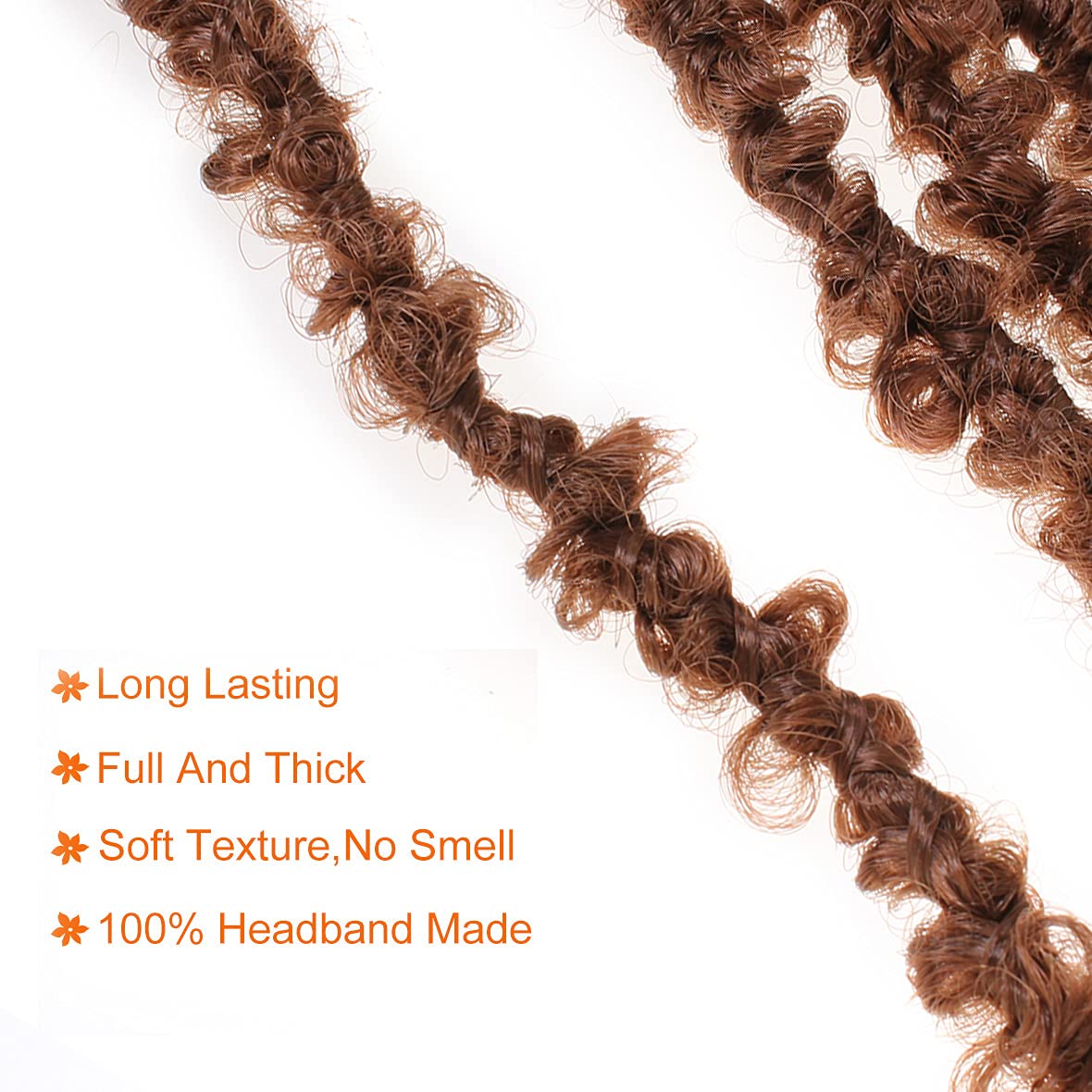 ZRQ Butterfly Locs Crochet Hair 24 Inch 6 Packs Pre-Twisted Distressed Locs Hair Messy Braids for Women #27