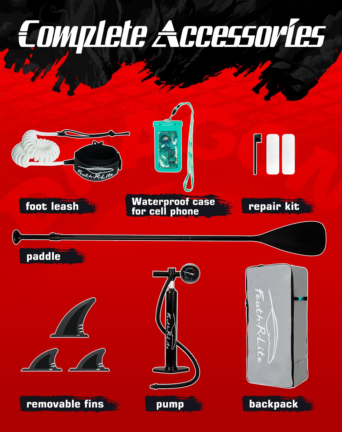 FunWater 11'×33"×6" Inflatable Stand Up Paddle Board with Premium SUP Paddleboard Accessories, Wide Stable Anti-Slip EVA Deck,Paddle Boards for Adults & Youth of All Skill Levels