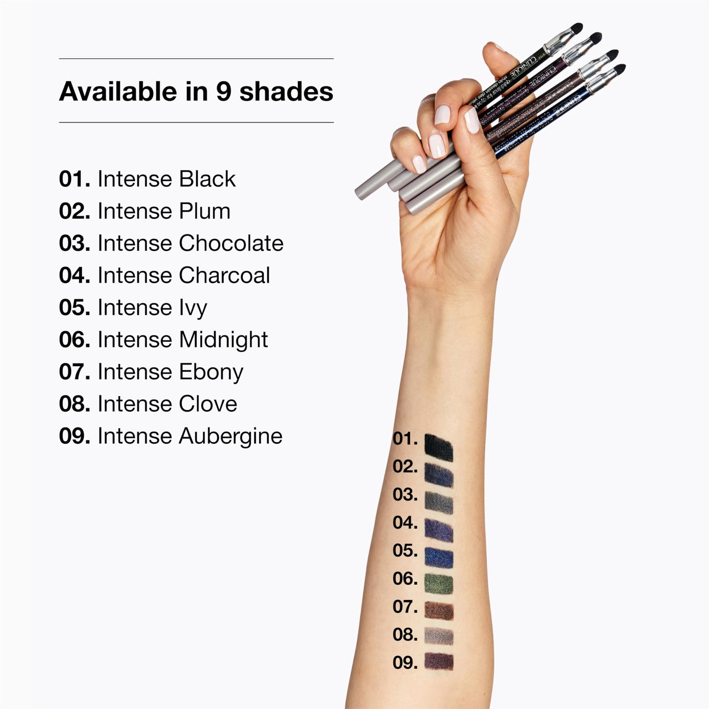 Clinique Quickliner For Eyes Intense | Water Resistant, Smudge Resistant + Safe For Sensitive Eyes, Intense Plum