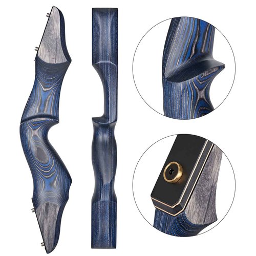 TOPARCHERY Bows 60 inch recurve Bow Wooden Archery Bow Hunting Bows for Adults Longbow-Right Hand Bow for Beginner Training Practice (25 lbs)