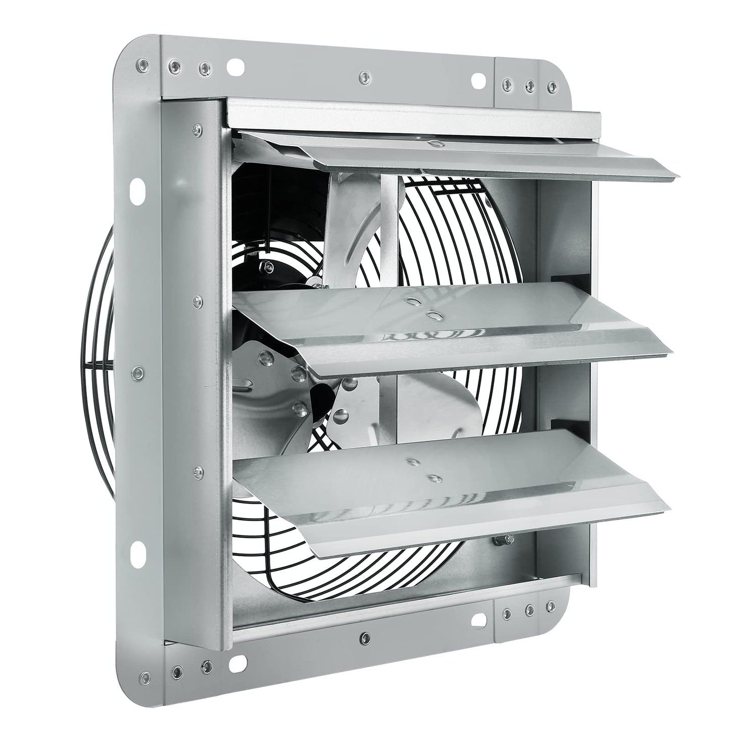 Vevor 36 Inch Shutter Exhaust Fan, Wall Mounted Attic Vent Fan With 11000 Cfm Airflow, Ac Motor, Heavy-Duty Steel Construction,