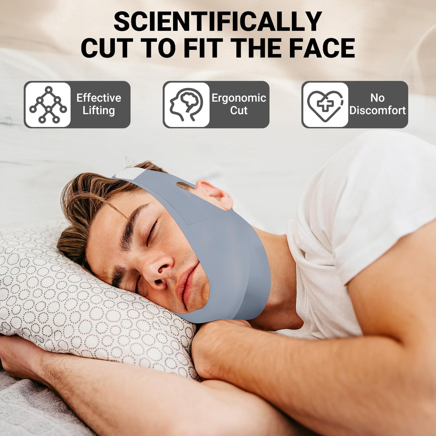 Chin StrapComfortable for Sleeping Adults Snore Stopper