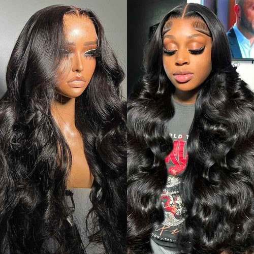 Hailriss 26 Inch 13x6 Lace Front Wigs Human Hair Body Wave Lace Frontal Human Hair Wigs for Women HD Transparent Lace Glueless Wigs Pre Plucked Hairline Brazilian Virgin Body Wave Wig