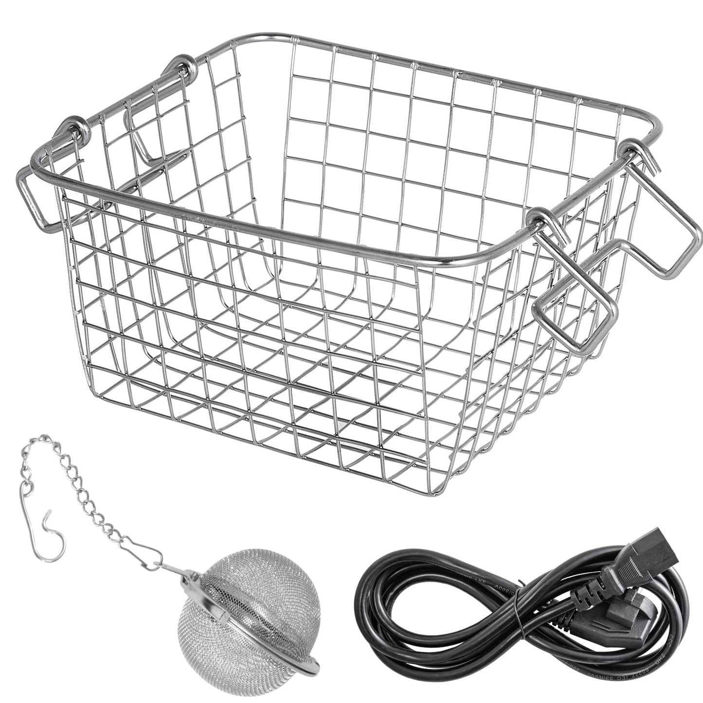VEVOR 2L Digital Ultrasonic Parts Cleaner with Timer 40kHz Professional 304 Stainless Steel Ultrasonic Cleaner 110V for Jewelry Watch Glasses Diamond Eyeglass Small Parts Cleaning