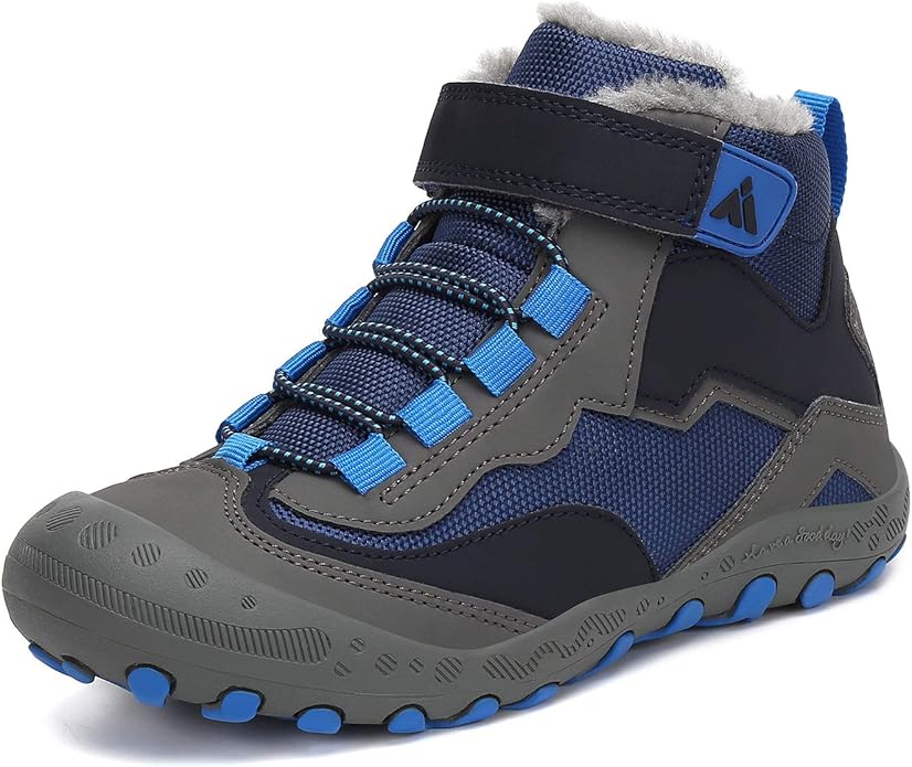 Mishansha Kids Hiking Boots Toddler Girls Boys Hiking Shoes Water-Resistant Anti-Collision Non-Slip Athletic Outdoor Trekk...