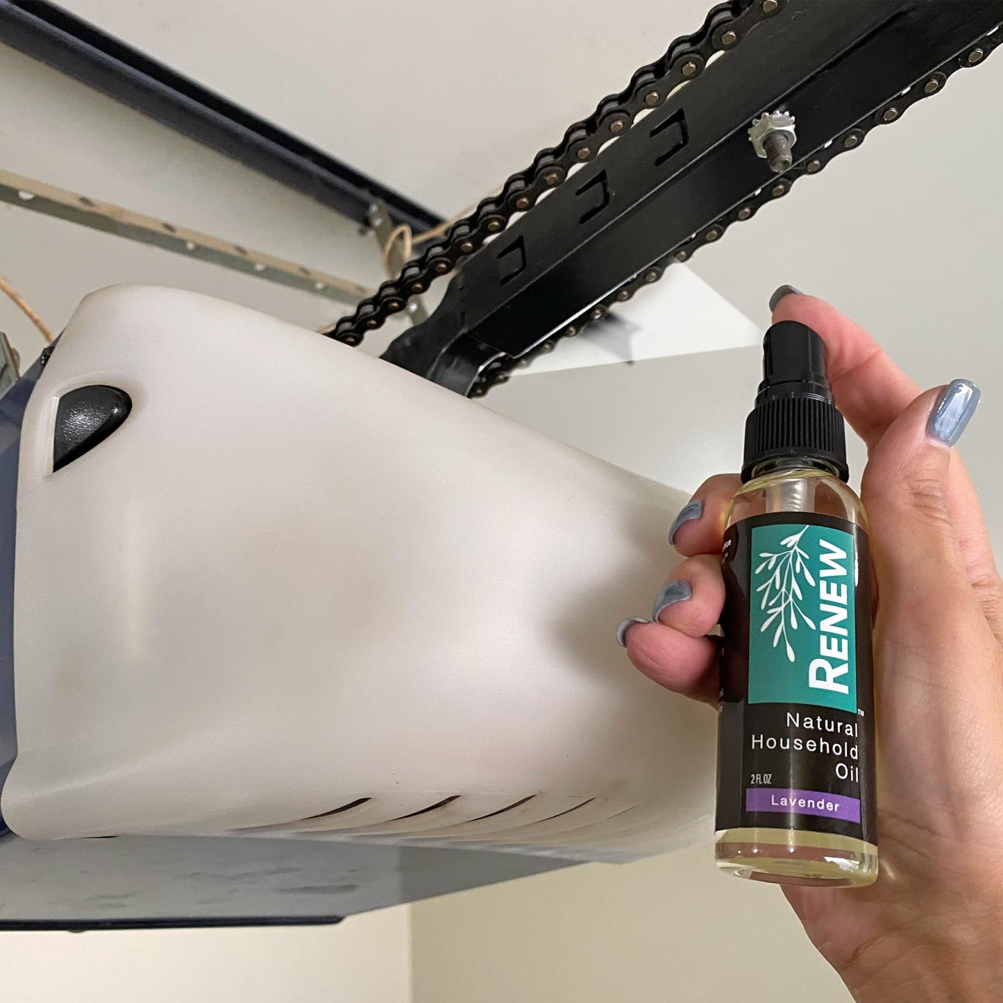 HōMPURE® Renew Natural Household Oil Lavender - Eco-Conscious All-Purpose Lubricant Spray with Lavender Scent for Doors, Hinges & Locks - Natural Penetrating Oil for Smooth, Long-Lasting Lubrication