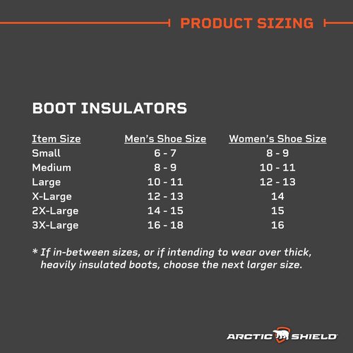 ArcticShield Boot Insulators Men's Boot Insulators, Realtree APX, Small (6-7)