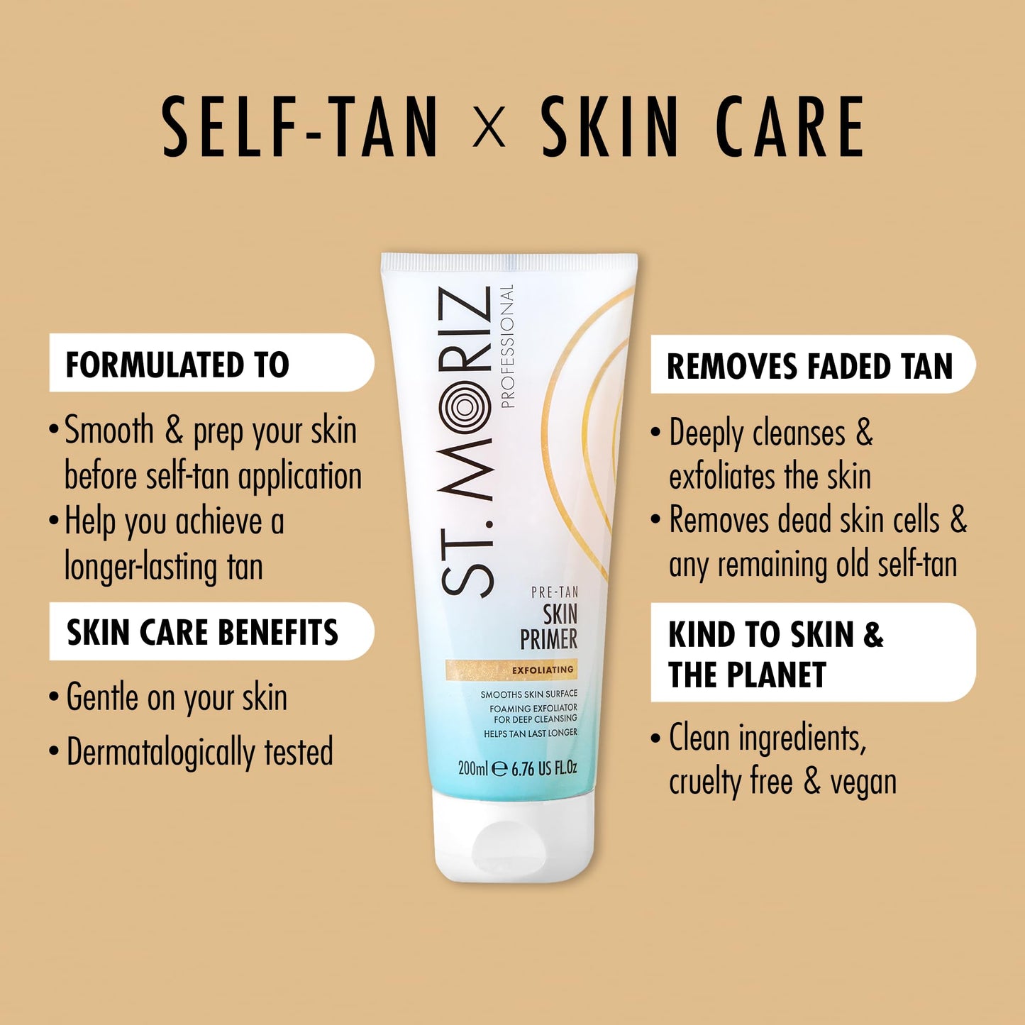 St Moriz Skin Primer Advanced Pro Formula 200ml